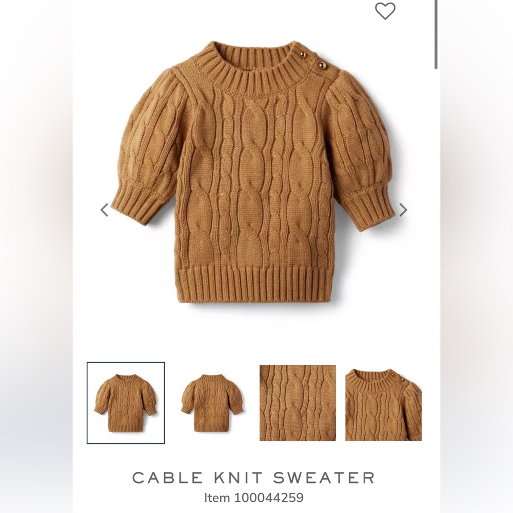NWT Janie and Jack sweater